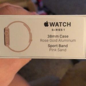 Apple watch-Series 1-38mm-Rose Gold/Pink Sand